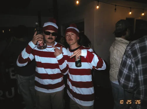 A real DigiFilm photograph of friends on a night out.
