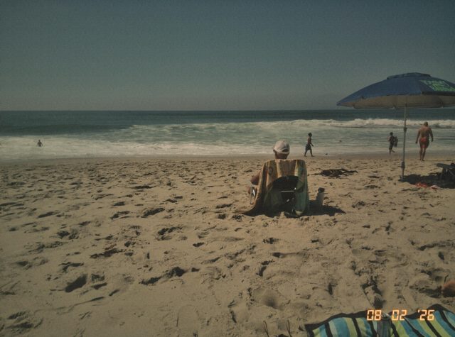 A DigiFilm photo from a day at the beach.