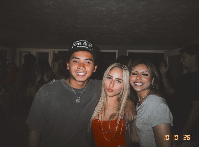 A candid DigiFilm photograph from a night out with friends.