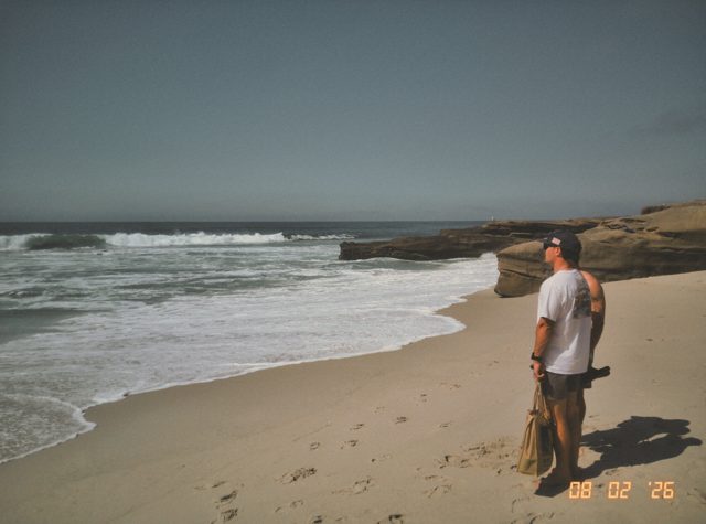 A DigiFilm photo from a day at the beach.