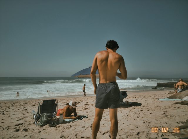 A DigiFilm photo from a day at the beach.