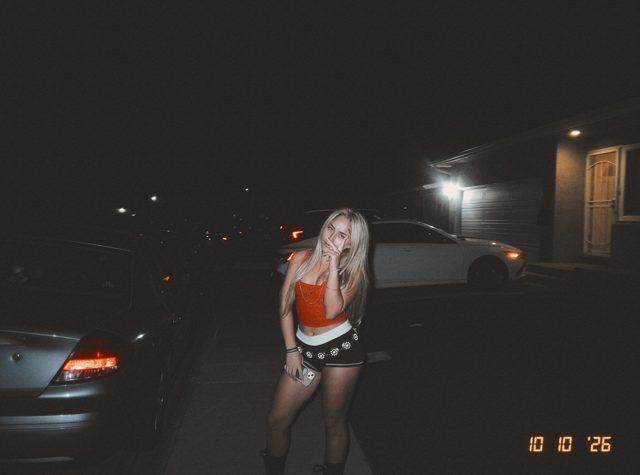A candid DigiFilm photograph from a night out with friends.