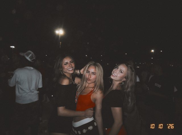 A candid DigiFilm photograph from a night out with friends.