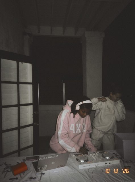 A candid DigiFilm photograph from a night out with friends.