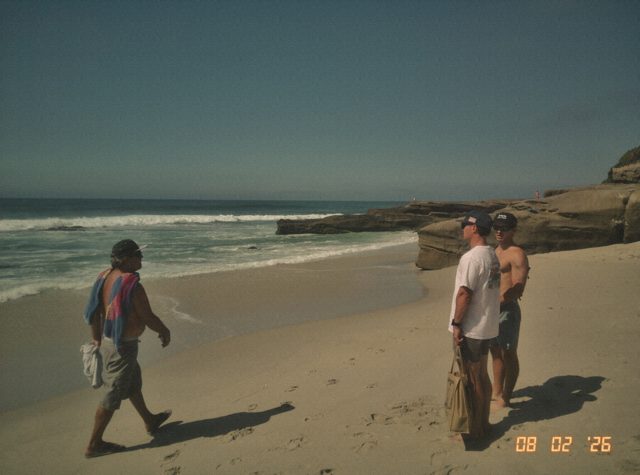 A DigiFilm photo from a day at the beach.