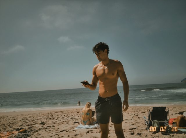 A DigiFilm photo from a day at the beach.